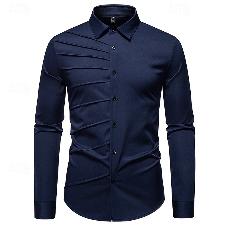 Anni Ruggenti Anni 1920 Retrò Vintage Blusa / Camicia Gangster Testimoni dello Sposo Slim Fit Costume Per uomo Mascherata Abbigliamento da sera Affari / Cerimonia / Matrimonio Addio al Nubilato Adulti del 2026 a $34.99 –P4