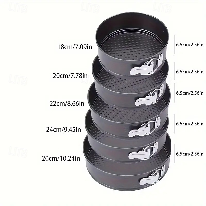 Non-Stick Metal Bake Mould Kitchen Accessories Round Cake Pan Bakeware Removable Bottom Carbon Steel Cakes Molds 2026 - $48.99 –P11