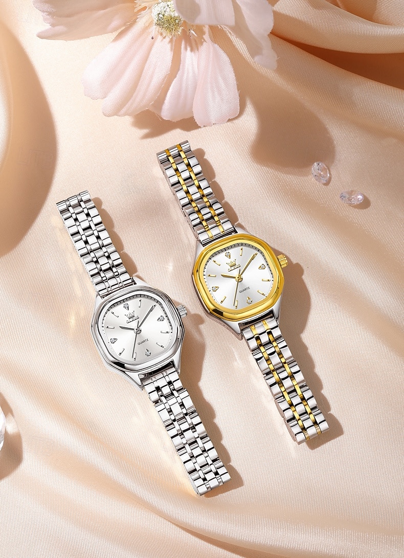 OLEVS Moederdag Cadeau voor Vrouwen Kwarts Horloge Creatief Minimalistisch Mode Casual Luminiserend Waterdicht Decoratie Legering Horloge 2026 - $42.99 –P8