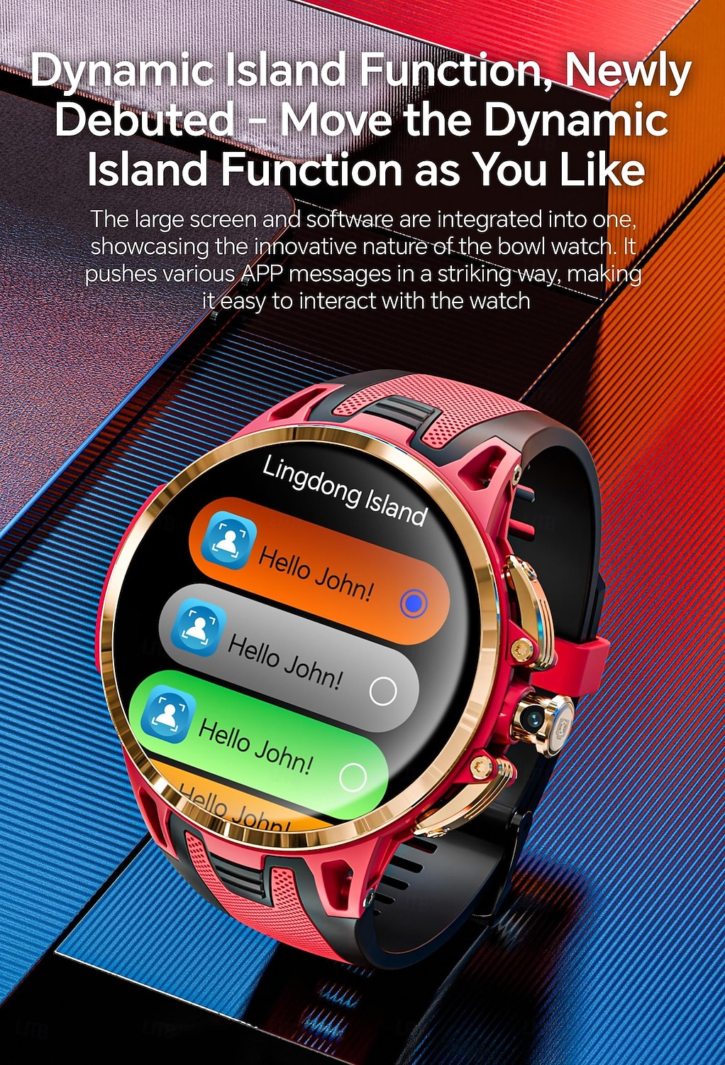 Relógio inteligente Lokmat Appllp 4 Pro de 1,75 polegadas com 4G LTE, pedômetro, lembrete de chamadas, monitor de sono, compatível com Android e iOS, unissex, GPS, IPX-1, caixa de 50 mm. de 2026 por $213.09 –P14