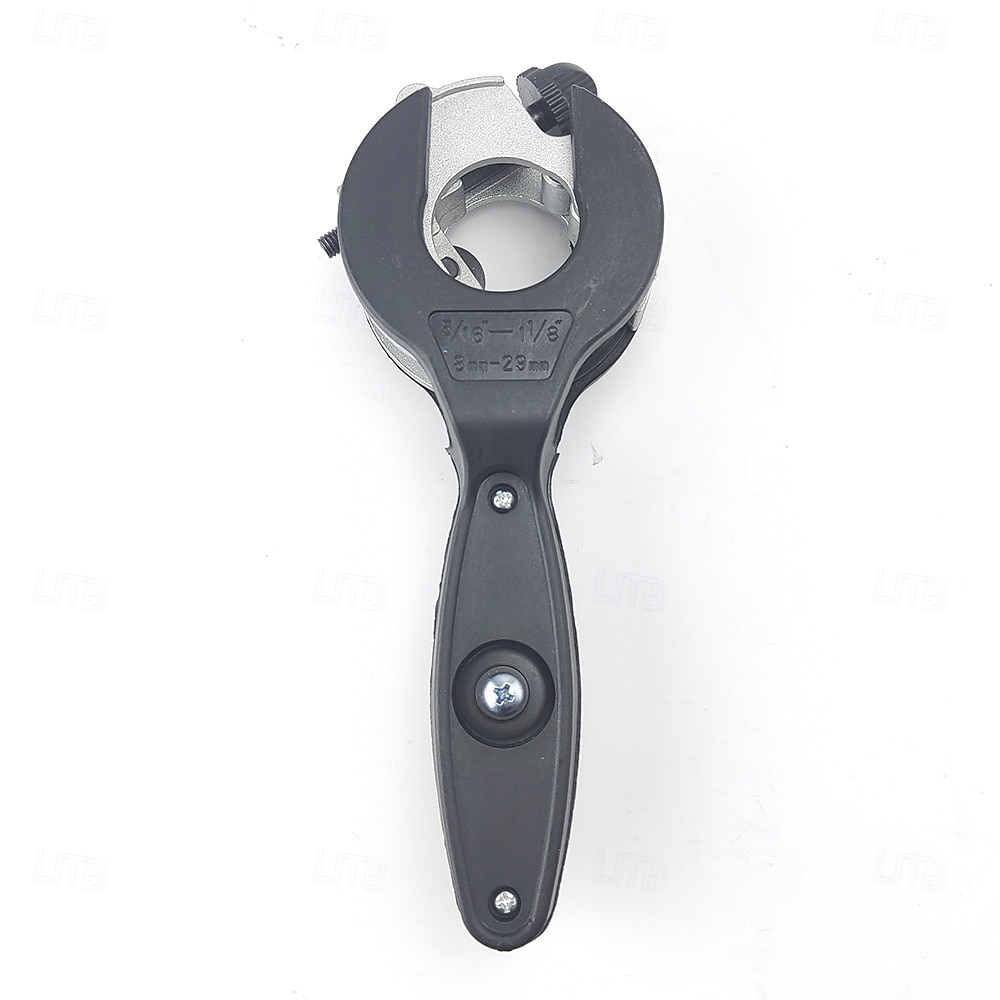 tăietor de țevi cu clichet de calitate profesională - construcție din oțel lustruit rezistent, mâner ergonomic antiderapant, acționare hexagonală de 1/4" pentru cupru, aluminiu, fier, oțel inoxidabil, 2026 - $25.99 –P19