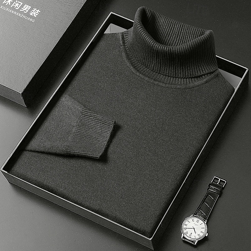 Per uomo Dolcevita Maglione Maglione di Natale A Coste Maglia Top Regolari Lavorato a maglia Semplice Dolcevita Tenere al Caldo Moderno Contemporaneo Abbigliamento quotidiano Uscire Abbigliamento del 2026 a $31.99 –P10