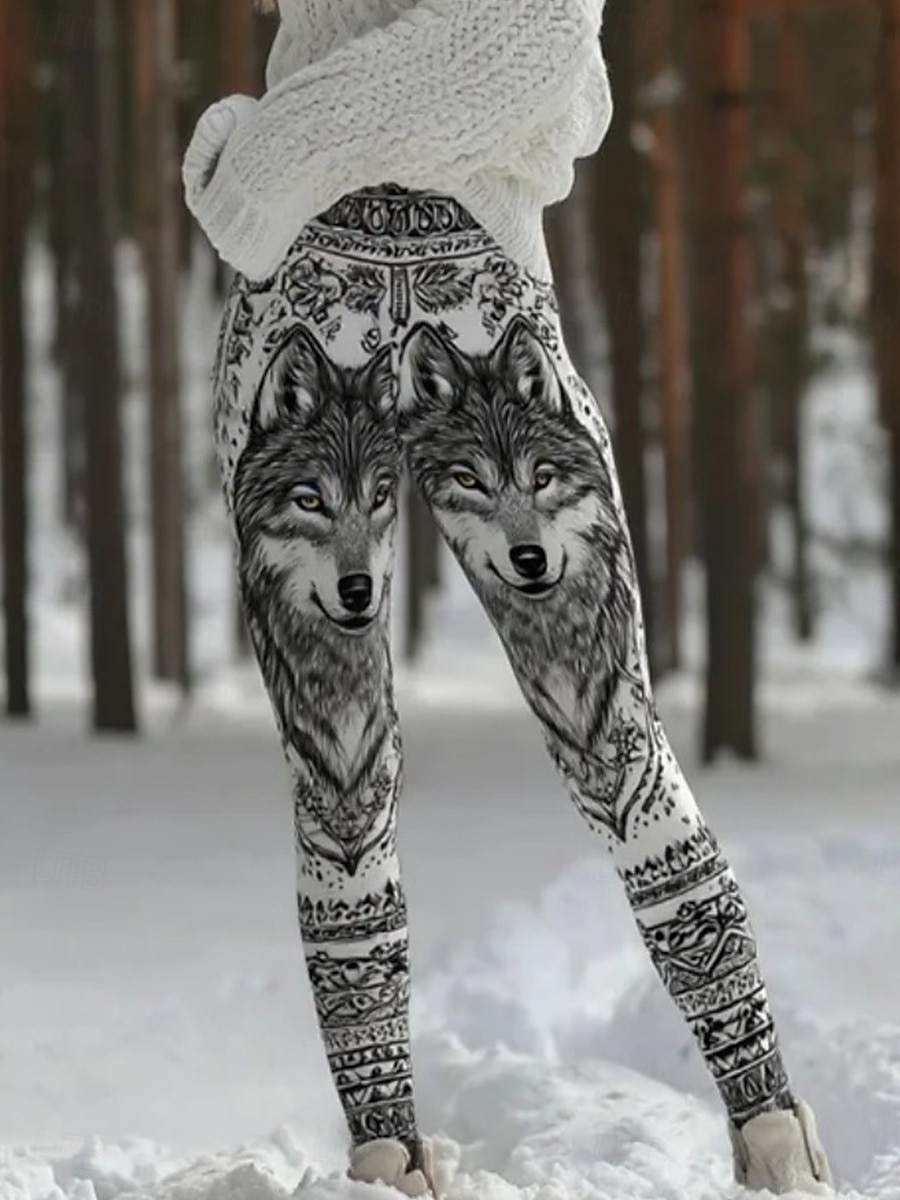 Γυναικεία Κολάν Διακοπές Βίντατζ Εθνοτικό στυλ Πλήρες μήκος Ψηλή Μέση Γραφική Αφηρημένο 3D εκτύπωση Γρήγορο Στέγνωμα Ικανότητα να αναπνέει Moale Ελαστικό 2026 - $21.99 –P1