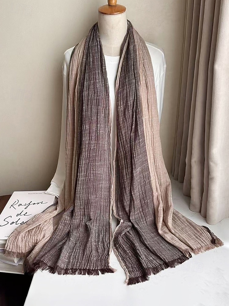 miesten puuvillainen pellavahuivi – pehmeää ja kevyttä materiaalia, saatavilla useissa väreissä – ihanteellinen arkeen ja ulkoiluun 2026 - $14.99 –P3