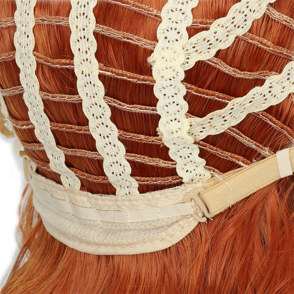 Длинный волнистый женский рыжевато-коричневый парик в стиле средневековья и ренессанса, хиппи, костюм для Хэллоуина 2026 - $21.99 –P6