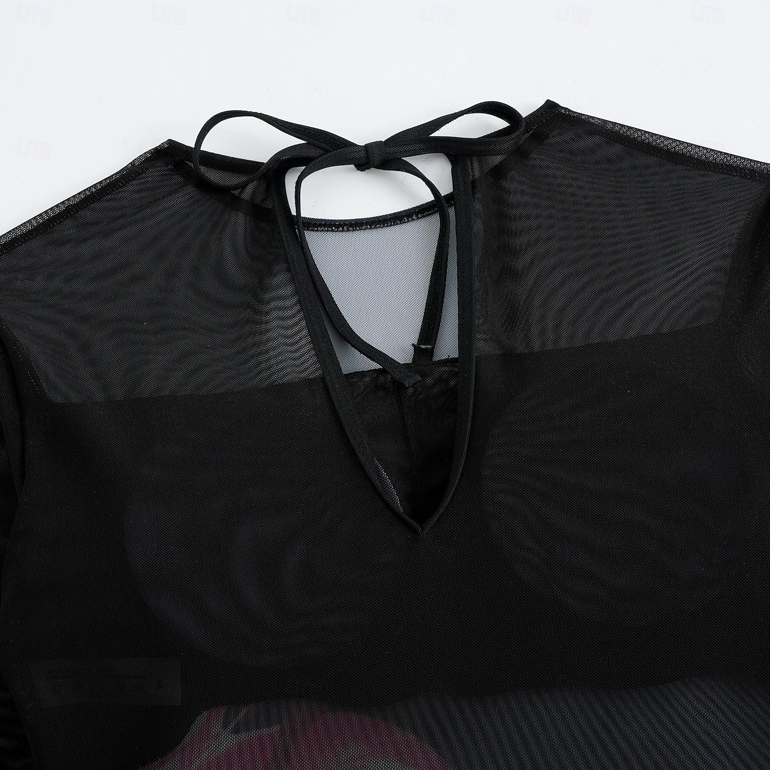 Damen Einteiler Badeanzug Schlankheits mit Rock Monokini Rock Netz Bauchkontrolle Hohe Taille Schlank Elegant Urlaub Floraler Rundhalsausschnitt Langarm Badeanzüge 2026 - $51.99 –P8