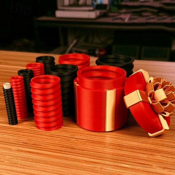 Vervelende geneste schroef geschenkdoos kerstvakantie grappige verrassing stapelbare geschenkdozen creatieve grap verpakking voor vrienden familie feest cadeau kerstmis 2026 - $27.99 –P4