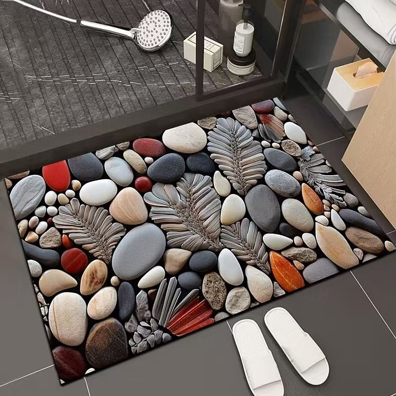 3D Optical Illusion Doormat Visual Trap Floor Mat Non Slip Water Absorbing for Bathroom Shower Entryway Indoor Outdoor Diatomaceous Earth Quick Dry Absorbent 20 x 31 inch 2026 - $16.49 –P7