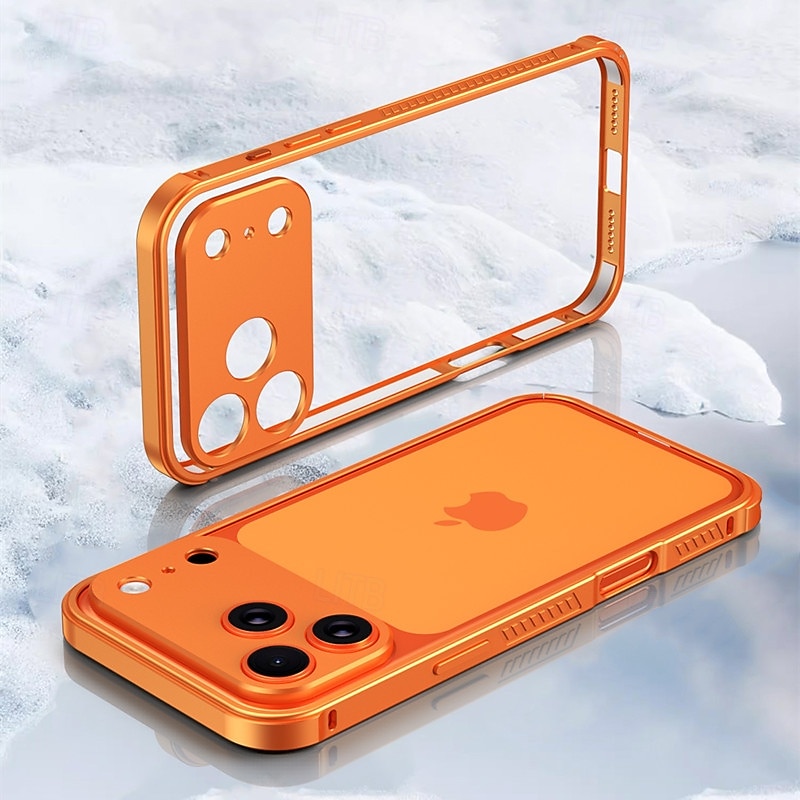 טלפון מגן עבור iPhone 17 Pro Max מסגרת באמפר אולטרה דק תבנית גאומטרית מתכת 2025 - $16.99 –P2