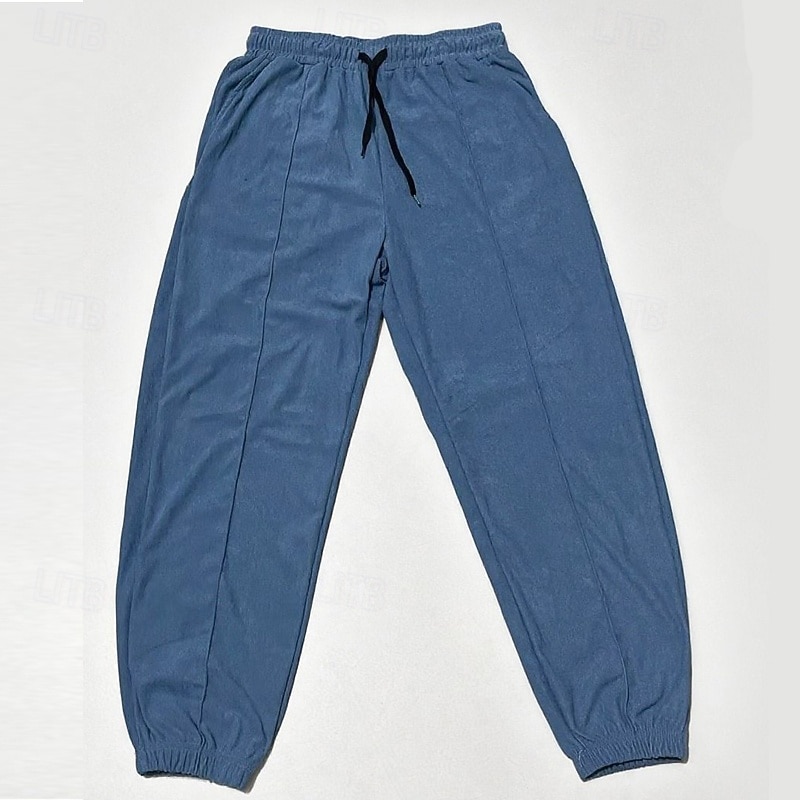 Per uomo Pantaloni da tuta Joggers Pantaloni Pantaloni in velluto a coste Pantaloni Larghi Coulisse Pieghettato Polsino elastico Semplice Comodità Traspirante Lunghezza intera All'aperto Casuale del 2026 a $22.99 –P5
