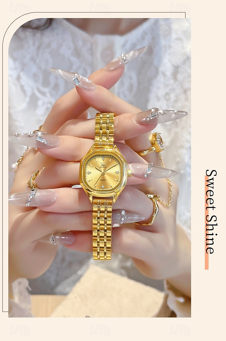 OLEVS Moederdag Cadeau voor Vrouwen Kwarts Horloge Creatief Minimalistisch Mode Casual Luminiserend Waterdicht Decoratie Legering Horloge 2026 - $42.99 –P4