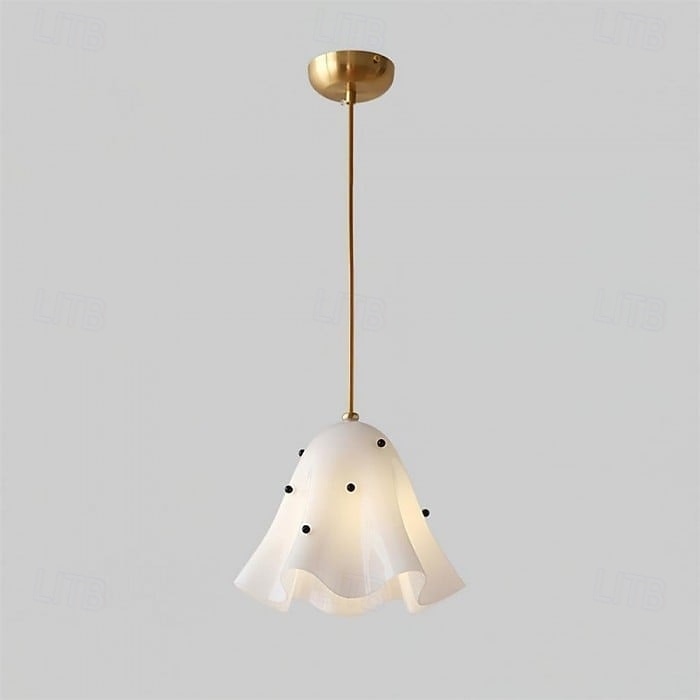 lampada a sospensione in vetro artistico - lampada da soffitto moderna ispirata alla fioritura del 2025 a $299.99 –P19