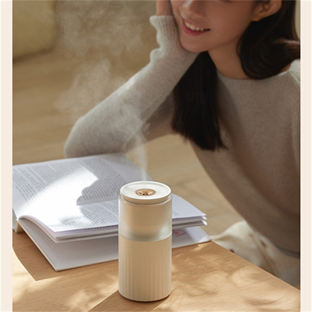 1 ks USB/dobíjecí zvlhčovač vzduchu 250 ml mlhový zvlhčovač teplé bílé noční světlo RGB lampa tichý studený mlhový difuzér 2026 - $32.99 –P7