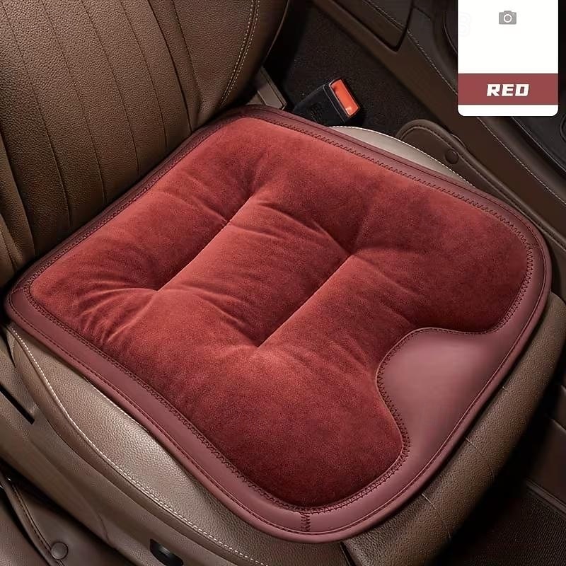 Car Seat Cushion - All-Season Plush Soft Warm Brown Portable & Removable Cover Thickened Winter Weight-Saving Design Non-Slip Backrest for Driver/Passenger Fits Most SUVs Trucks (Easy-Clean) 2026 - $30.99 –P1