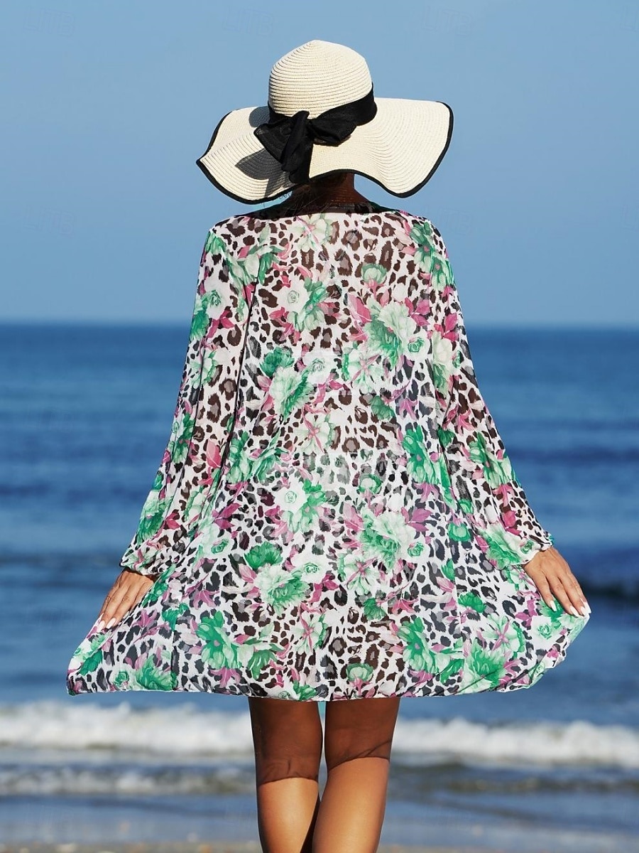 Kobiece bikini 3-częściowy strój kąpielowy szorty smukły bez pleców na wakacje plażowe ubranie kwiatowy dekolt V bez rękawów 2026 - $31.99 –P4