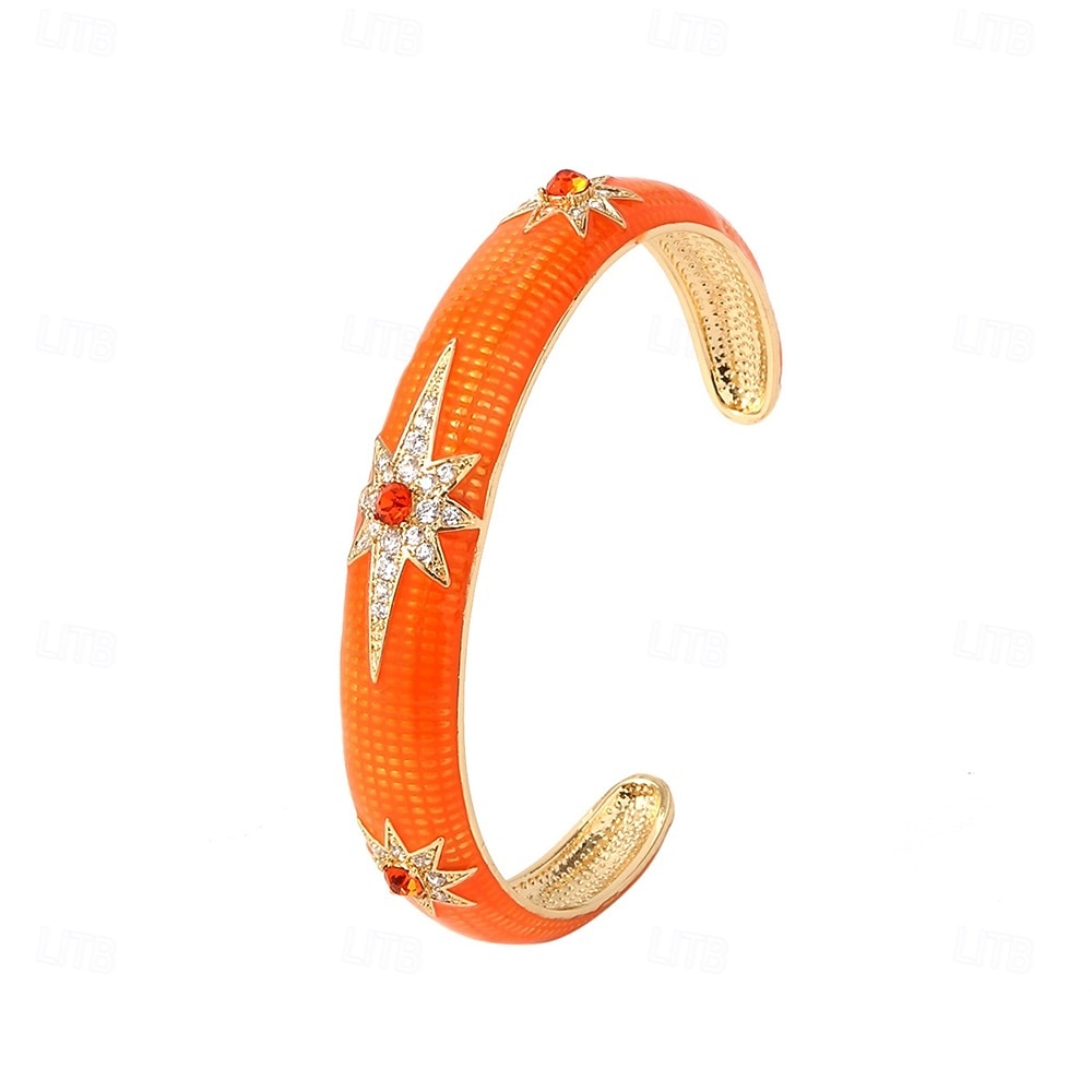 Zirkonium Klassisk Totem-serien Årgang Mote Personalisert Etnisk trendy Chrome Armbånd Smykker Svart / Hvit / Oransje Til Bryllup Fest Engasjement Skoleball 2026 - $17.49 –P8