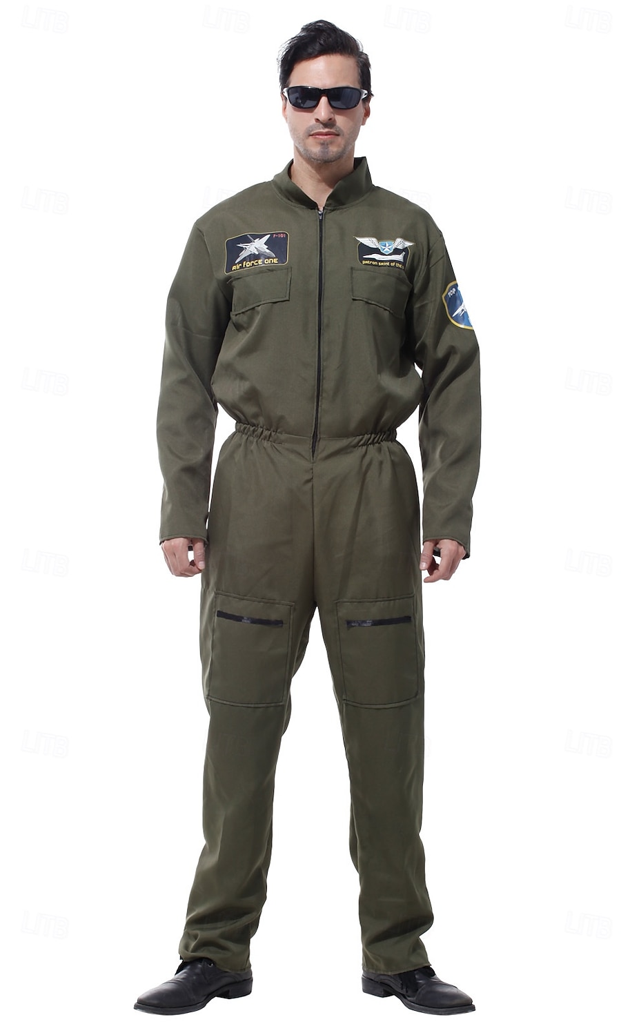 Fancy kostuum Jumpsuit Uniform Piloot Astronaut Cosplay Kostuum Volwassenen Voor heren Halloween Carnaval Feest Prestatie Aankleden 2026 - $44.99 –P1