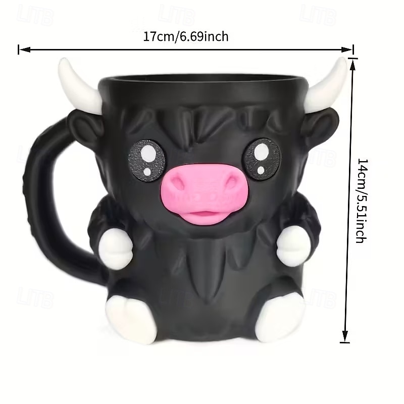 Highland Cow Ice Cream Pint Holder Reusable Popsicle Containers with Antifreeze Handle and Two Spoons Leak Proof Popsicle Cozy Cup for Highland Lover Gifts 2026 - $22.99 –P11