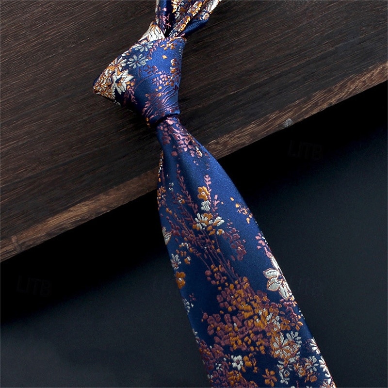 Férfi Nyakkendők Divat Klasszikus Modern Kortárs Virágos Mintás Menyegző Hétköznapi viselet 2025 - $8.49 –P6
