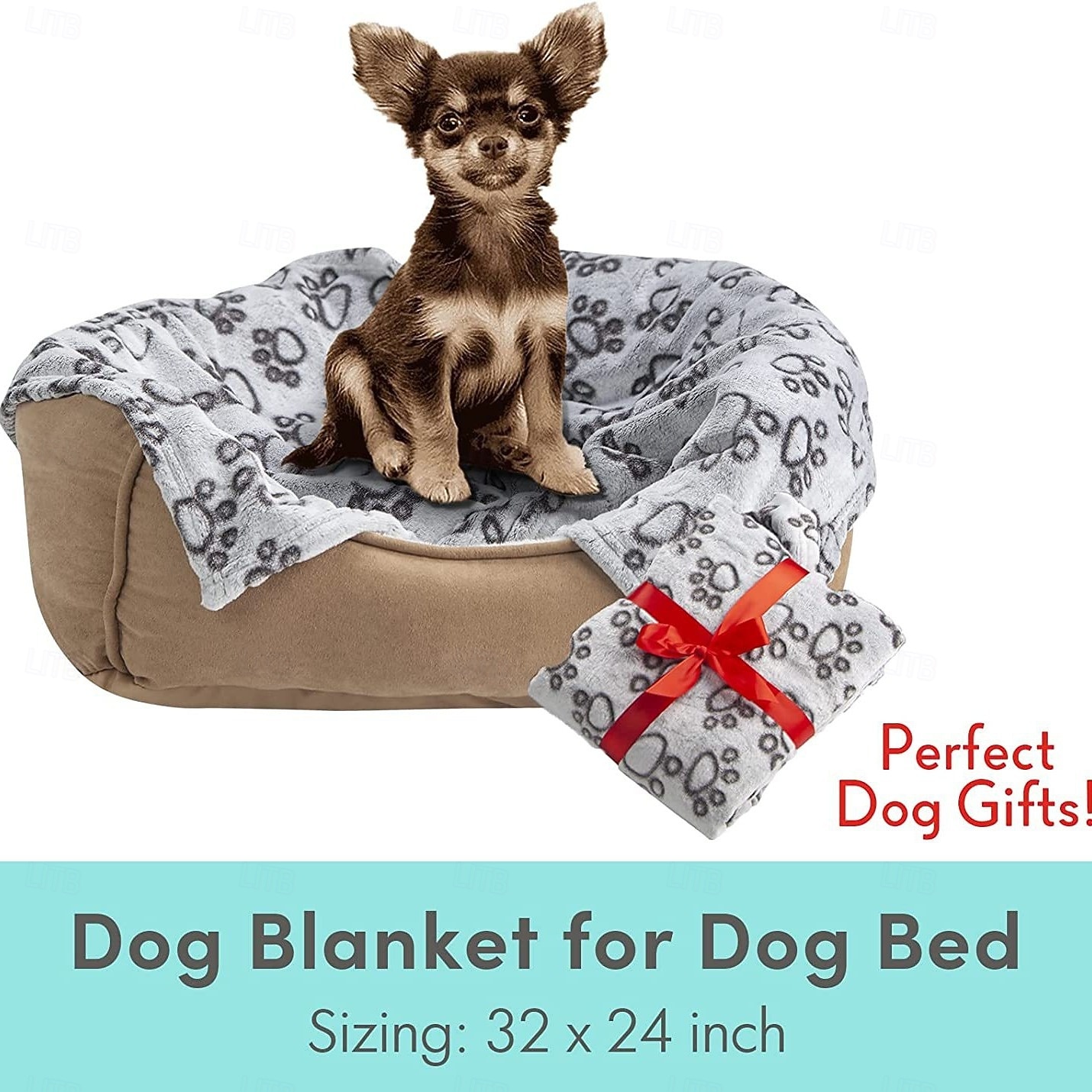 Couverture douce et lavable de qualité supérieure pour chiens et chats d'intérieur, idéale pour les chiens de toutes tailles et de tous âges, y compris les chiots. de 2026 ? $13.99 –P6