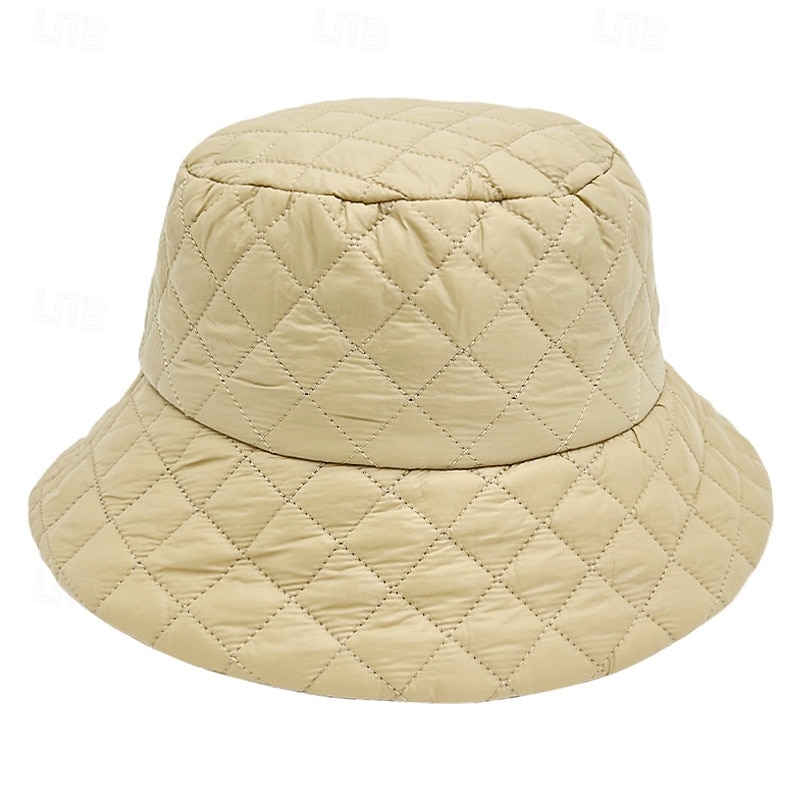 Damen Hut Eimerhut Winddicht Warm Outdoor Alltagskleidung Wochenende Spleißen Einfarbig 2026 - $8.49 –P6