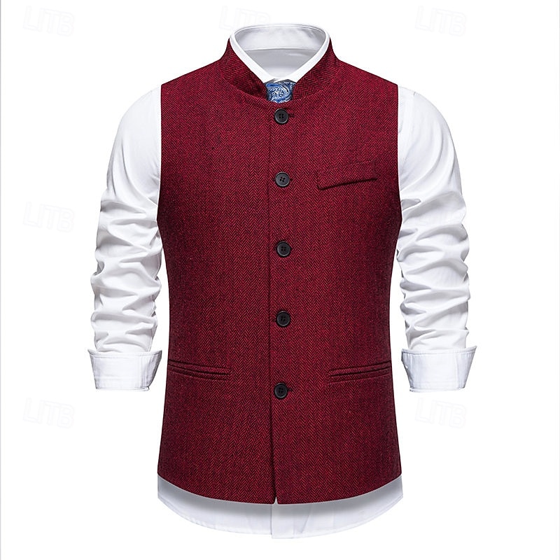 Retrò Vintage Anni Ruggenti Anni 1920 Gilet Il grande Gatsby Gangster Costume Per uomo Halloween Carnevale Mascherata Festa & Sera Adulti Gilet del 2026 a $32.99 –P4