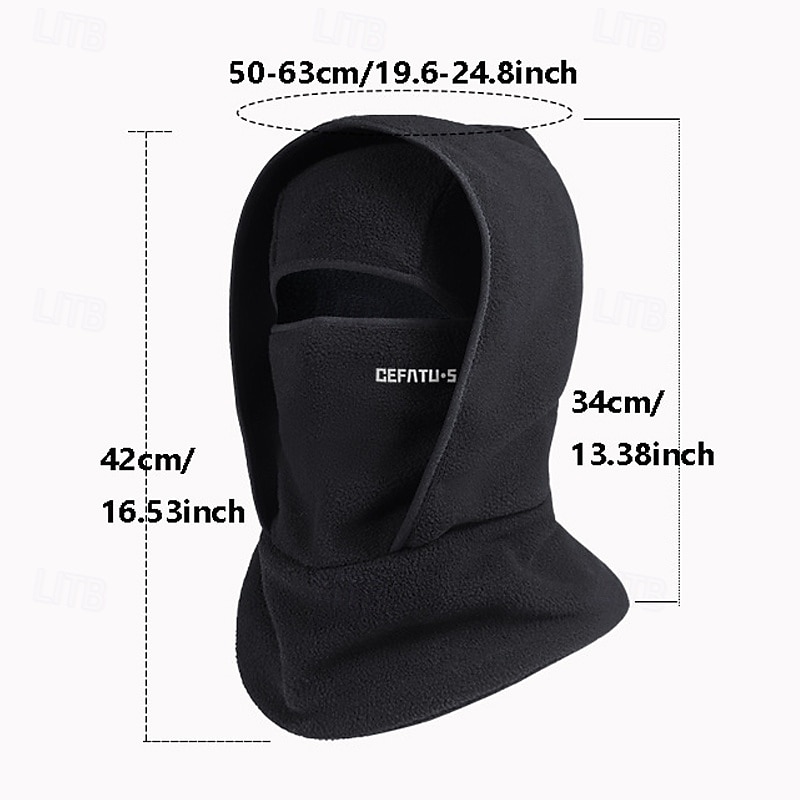Miesten Balaclava Hiihtomaski Talvihatut Musta Viini Polyesteri Muoti Urheilu ulko- Arki-asut Yksivärinen / yksivärinen Pidä lämpimänä Tuulenkestävä 2026 - $16.49 –P8