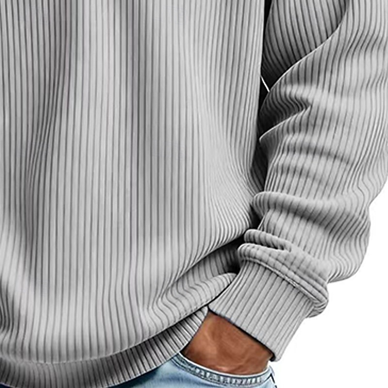 Férfi Kapucnis felsőrész Kordbársony Pulóver kapucnis pulóver Negyed cipzáros kapucnis pulóver Sárgabarack Vörösbor Fekete Fehér Világoszöld Kapucni Sima Cipzár Texturált Hétköznapi Napi Sport 2026 - $34.99 –P12