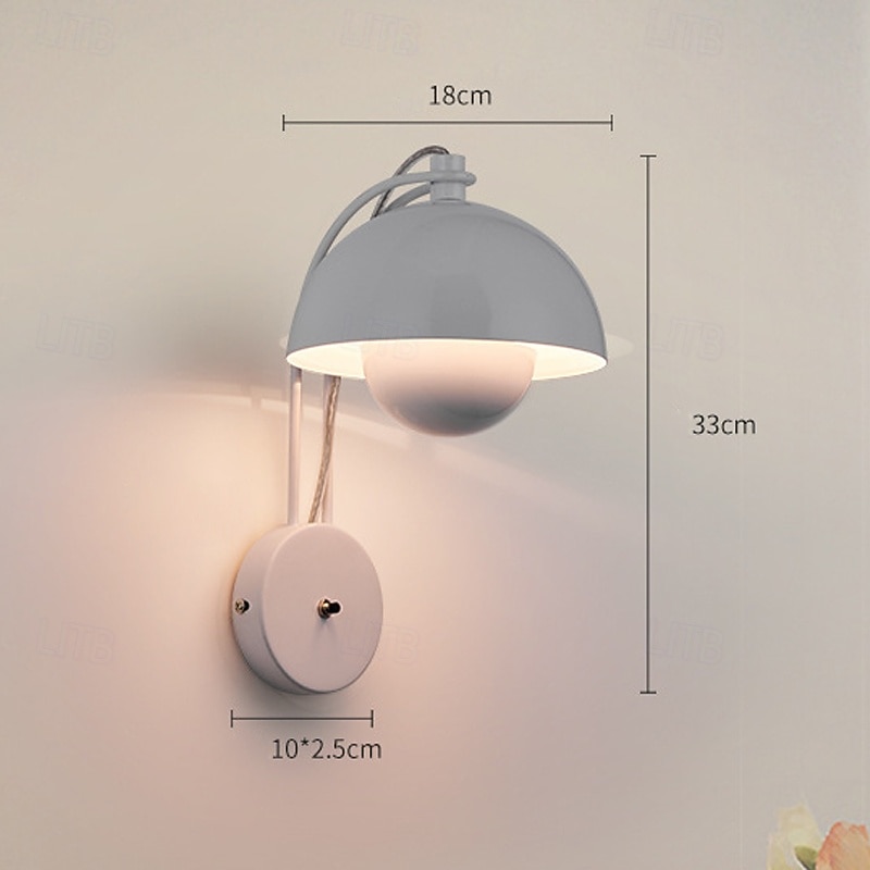 Otthoni Modern Skandináv stílus Beltéri fali lámpák Nappali szoba Hálószoba Fém falikar 110-120 V 220-240 V 2026 - $119.99 –P4