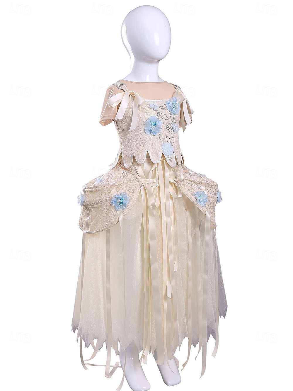 Horror gótico Chica lobo Vestidos Disfraz Vestido llamativo Cosplay for Mujer Chica Niños Adulto Víspera de Todos los Santos Carnaval Rendimiento Fiesta 2026 - $99.99 –P17