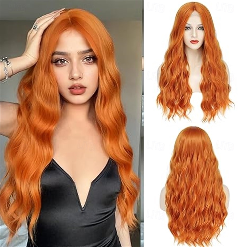 Peruca de Carnaval 2026 Loiro Preta Branco Encaracolado Ondulado Longo Peruca sintética para festivais Mardi Gras Parada Cabelo para fantasia de cosplay para Feminino de 2026 por $21.99 –P6