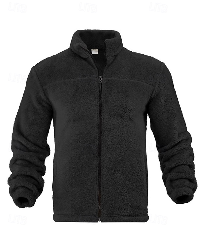 Per uomo Giacca Invernale Cappotto Teddy Giacca Casual Vacanza Quotidiano Caldo Tasca Autunno Inverno Semplice Moda Classico Collo alla coreana Regolare Nero Blu marino Marrone Cachi Grigio scuro del 2026 a $30.99 –P8