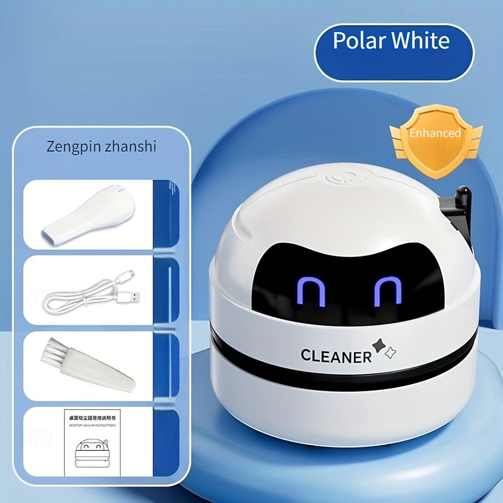 Portable USB Handheld Vacuum Cleaner - A Compact Desktop Vacuum Cleaner Suitable for Cleaning Homes Offices Cars and Keyboards. USB Charging Low Voltage Operation Button Control Designed As The 2026 - $20.99 –P6