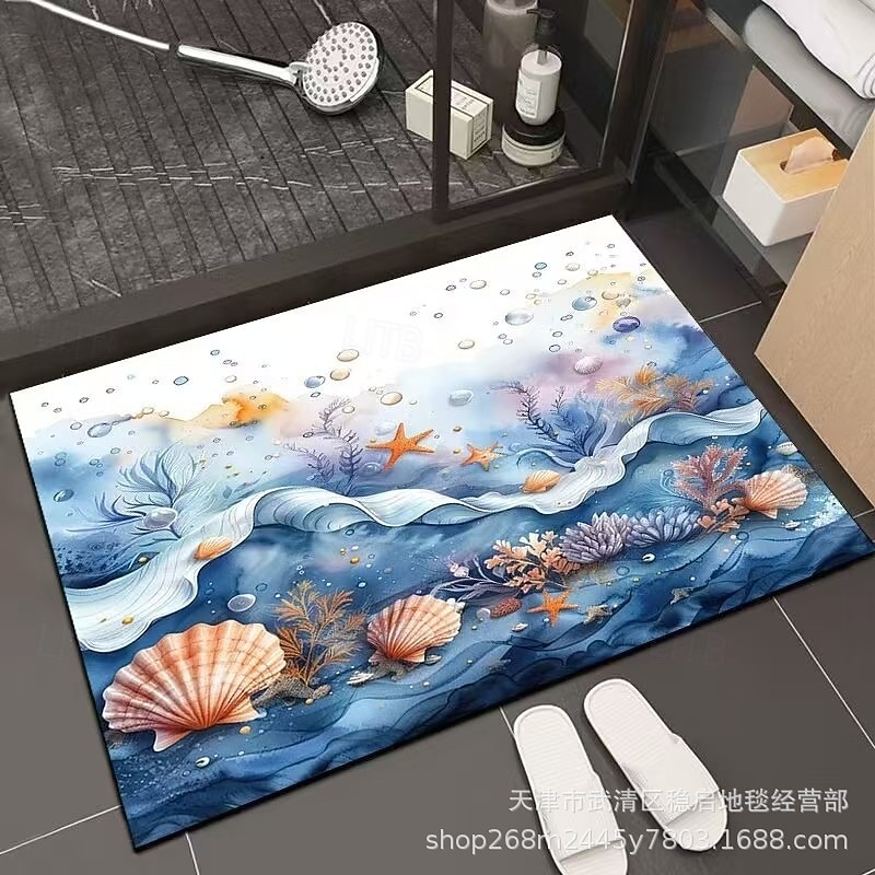 3D Optical Illusion Doormat Visual Trap Floor Mat Non Slip Water Absorbing for Bathroom Shower Entryway Indoor Outdoor Diatomaceous Earth Quick Dry Absorbent 20 x 31 inch 2026 - $16.49 –P21
