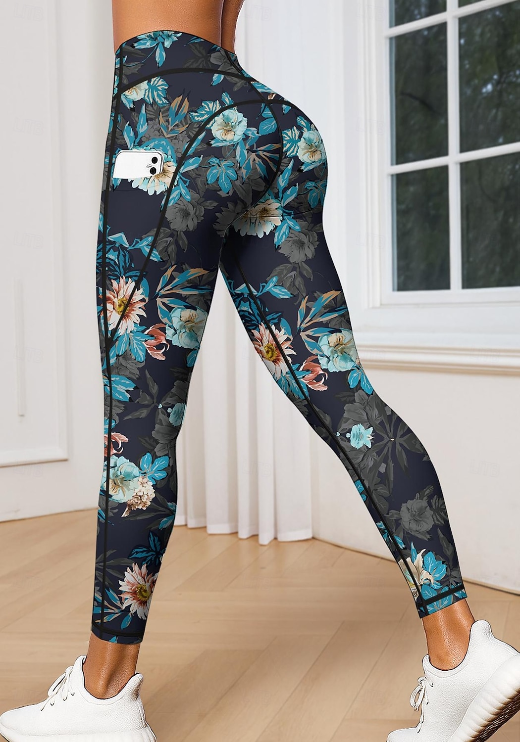 Femmes leggings de pilates Pantalons de fitness Leggings décontractés Poches Droit de timbre Patchwork Pilates Salle de sport Entraînement en salle Pantalons Collants Leggings Bloc de Couleur Floral de 2026 ? $20.99 –P3