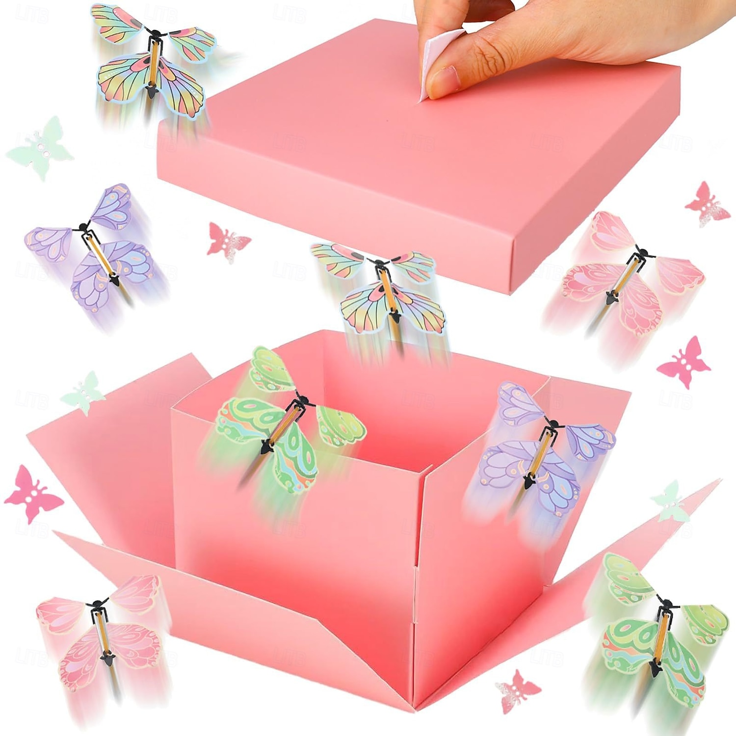 Cadeaux de Saint-Valentin pour Maman Femmes Boîte Cadeau Explosive Papillon Surprise avec Papillons Volants pour Anniversaire de Mariage de 2026 ? $16.99 –P2