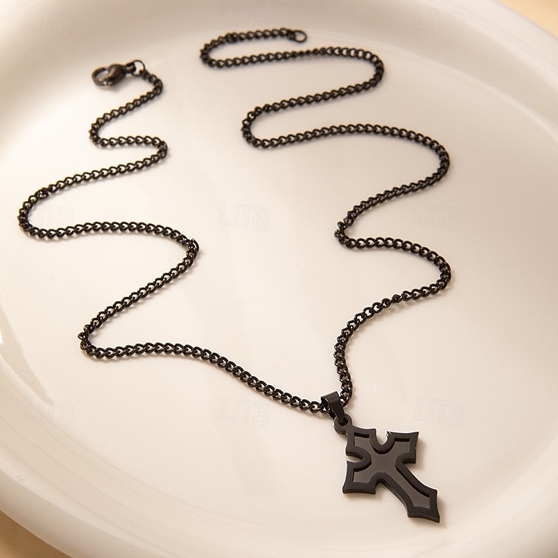 1 pièce Collier pendentif Collier For Femmes Rue Cadeau Quotidien Alliage Classique Croix de 2025 ? $13.99 –P1