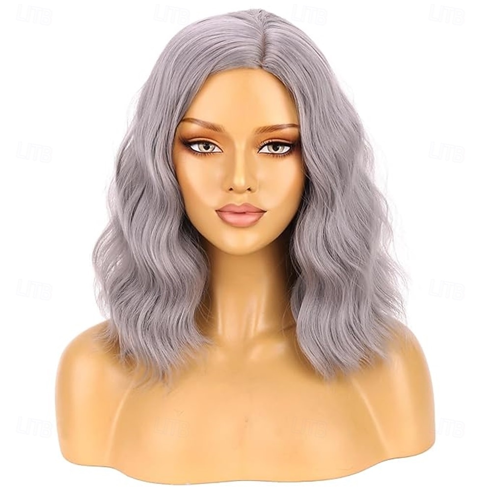 Peruca de Carnaval 2026 Rosa Azul Roxo Encaracolado Ondulado Curto Peruca sintética para festivais Mardi Gras Parada Cabelo para fantasia de cosplay para Feminino de 2026 por $21.99 –P8