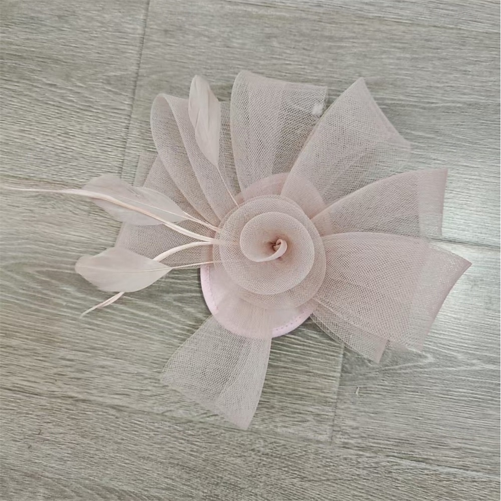 Аксессуары для волос Тюль  Перья Федора Свадьба Чаепитие Скачки коктейль Элегантный стиль Винтаж Простой С Пух Тюль Заставка Головной убор 2026 - $16.49 –P4