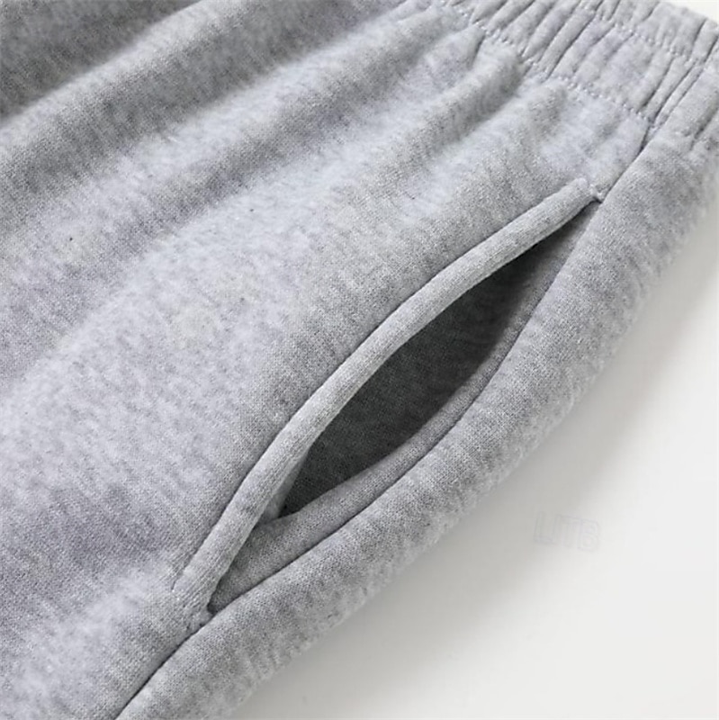 Voor heren Joggingbroeken Broek Trekkoord Zak Elastische taille Effen Comfort Buitensporten Dagelijks Modieus Casual Zwart Marineblauw Micro-elastisch 2026 - $17.99 –P4