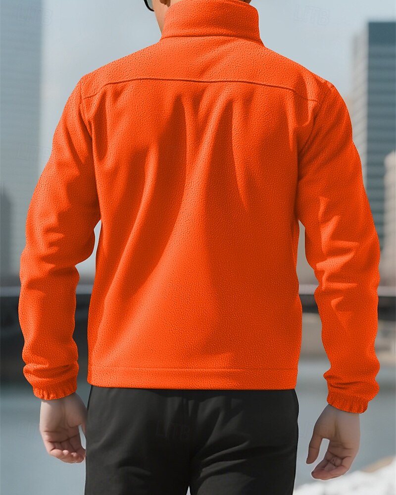 Per uomo Cappotto Invernale Giacca in Pile Giacca Casual All'aperto Quotidiano Calore Termico Tasca Cerniera completa Autunno Inverno Plaid Streetwear Sport e Outdoor Collo alla coreana Regolare del 2026 a $31.99 –P5