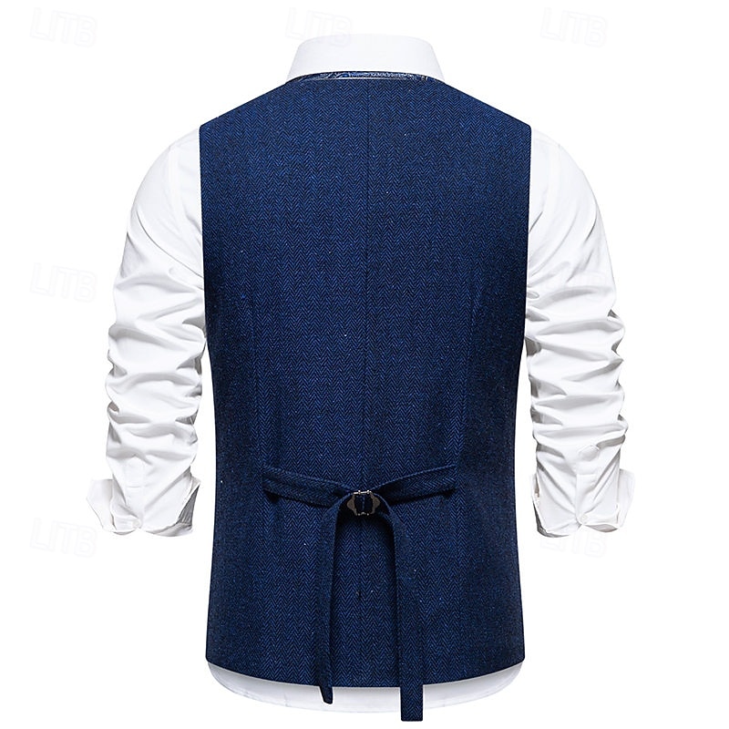 Retro Vintage Roaring 20s 1920s Vest The Great Gatsby Gangster Fancy Dress Men's Halloween Carnival Masquerade Party & Evening Adults' Vest 2026 - $32.99 –P3
