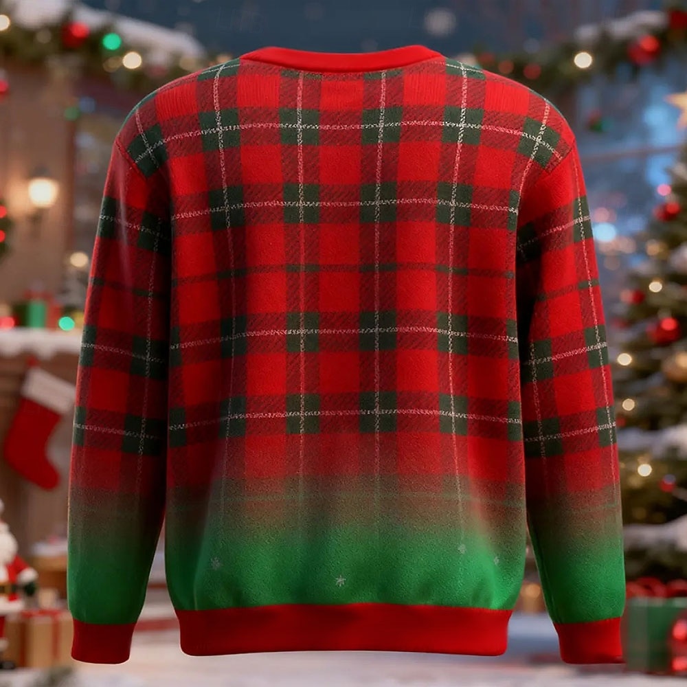 Новогодняя тематика Муж. Дед Мороз Толстовка Круто Для вечеринки 3D Вырез под горло Отпуск Для вечеринок Подарок Красный Crewneck 3D Все сезоны Дизайнер S M L XL XXL XXXL 2025 - $30.99 –P2