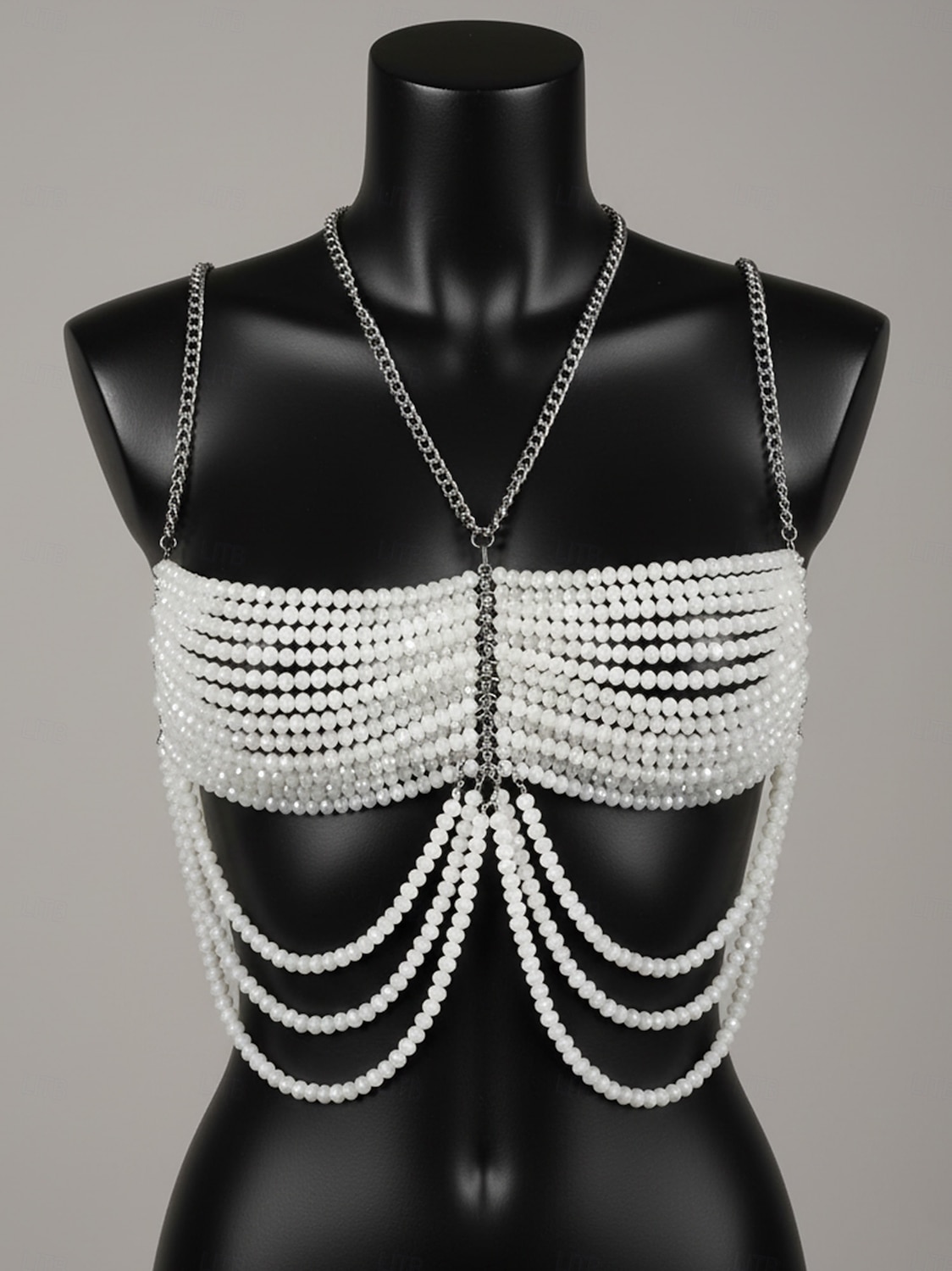 Soutien-gorge à chaîne strass pour femme - bijou de poitrine en cristal scintillant pour des soirées audacieuses du Nouvel An et des nuits en boîte de nuit &bals masqués de 2026 ? $26.99 –P2