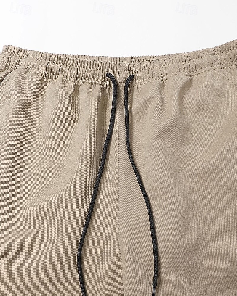 Herr Sportmjukisbyxor Casual joggingbyxor Militärbyxor Med fickor Underdelar Gym Fritids- Träningspass Höst vinter Gym Camping Träna Normal Sportkläder Sportkläder Solid färg Svart Kaki Armégrön 2026 - $21.99 –P19