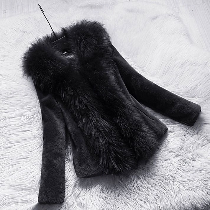 Per donna Cappotto Invernale Cappotto in Pelliccia Sintetica Caldo Confortevole Bordo in pelliccia Attivo Vintage Moda Carino Tinta unica Formale Matrimonio Vacanza Casa Corto Scollo a V Vestibilit del 2026 a $41.99 –P1