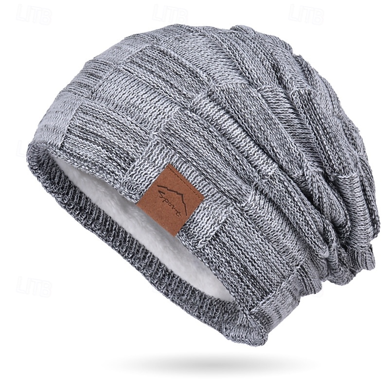 Per uomo Unisex Berretto Cappelli Invernali Berretti Cappello lavorato a maglia Berretto Invernale Nero Giallo Poliestere Lavorato a maglia Traspirante Accogliente Abbigliamento quotidiano Uscire del 2026 a $9.49 –P6