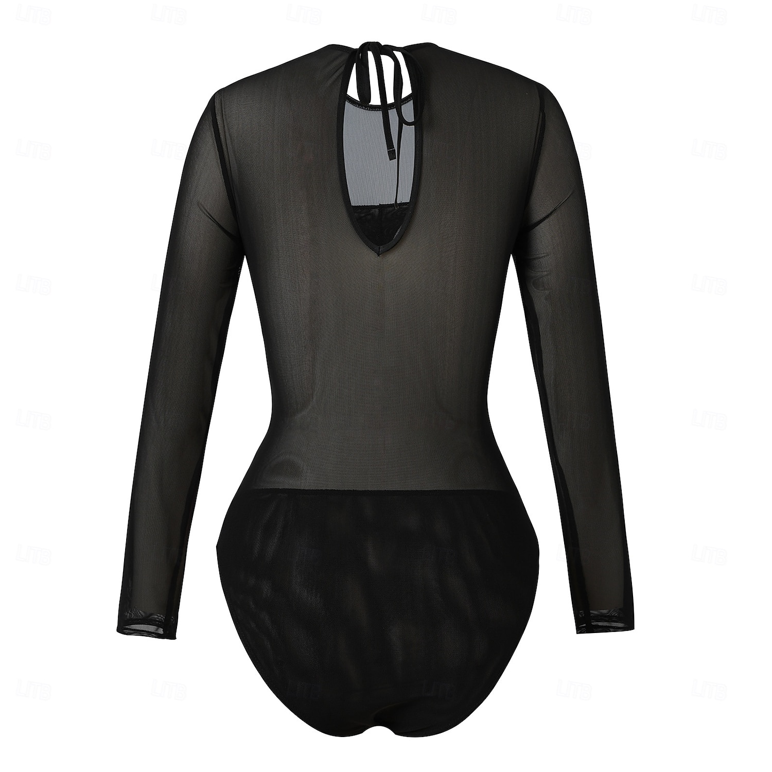 Damen Einteiler Badeanzug Schlankheits mit Rock Monokini Rock Netz Bauchkontrolle Hohe Taille Schlank Elegant Urlaub Floraler Rundhalsausschnitt Langarm Badeanzüge 2026 - $51.99 –P4