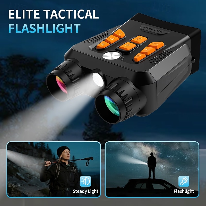 Бинокль 1080p, инфракрасный прибор ночного видения, 5-кратный зум, работающий днем и ночью, может снимать фото и видео с цифровым зумом, подходит для путешествий на открытом воздухе и ночного видения 2026 - $103.99 –P8