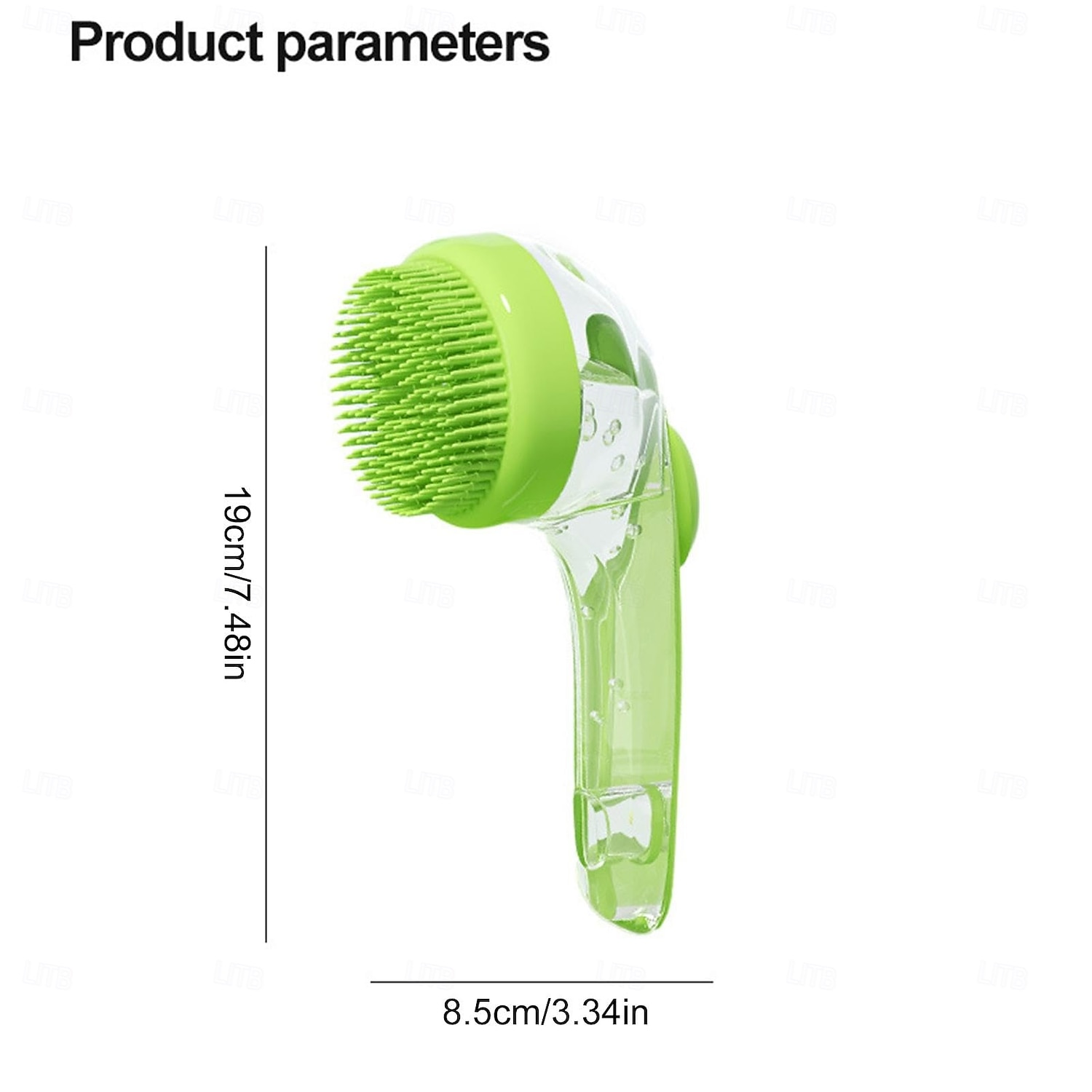 Escova de banho para cães com dispensador de sabonete, escova de massagem para shampoo com cabo longo para uso no chuveiro e limpeza diária. de 2026 por $9.49 –P4